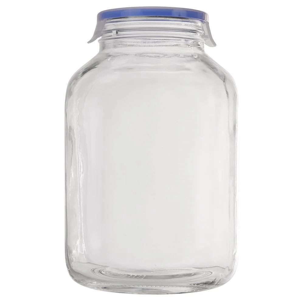 Bocal en verre avec couvercle hermétique 4,25L