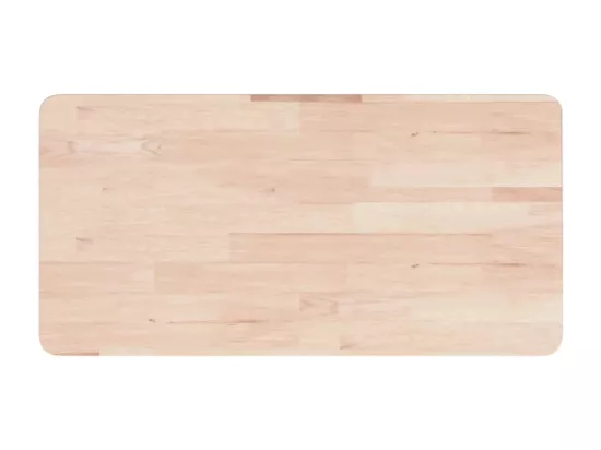 Étagère de vasque murale acier et bois de chêne massif