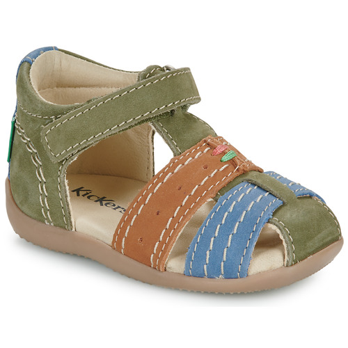 Kickers - BIGBAZAR-2 - Kaki / Marron / Bleu