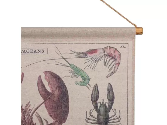 Toile imprimée en parchemin