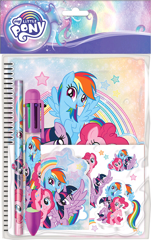 My Little Pony - Notesblok Og Skrivesæt
