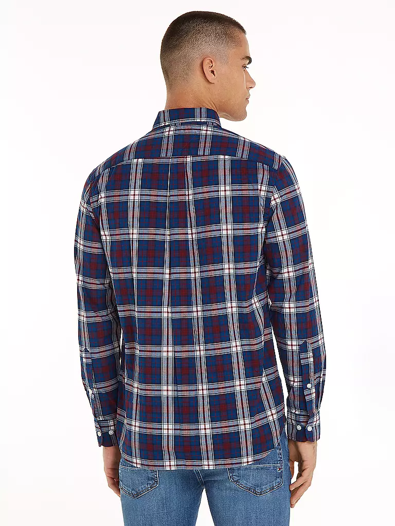 TOMMY HILFIGER Hemd Regular Fit blau