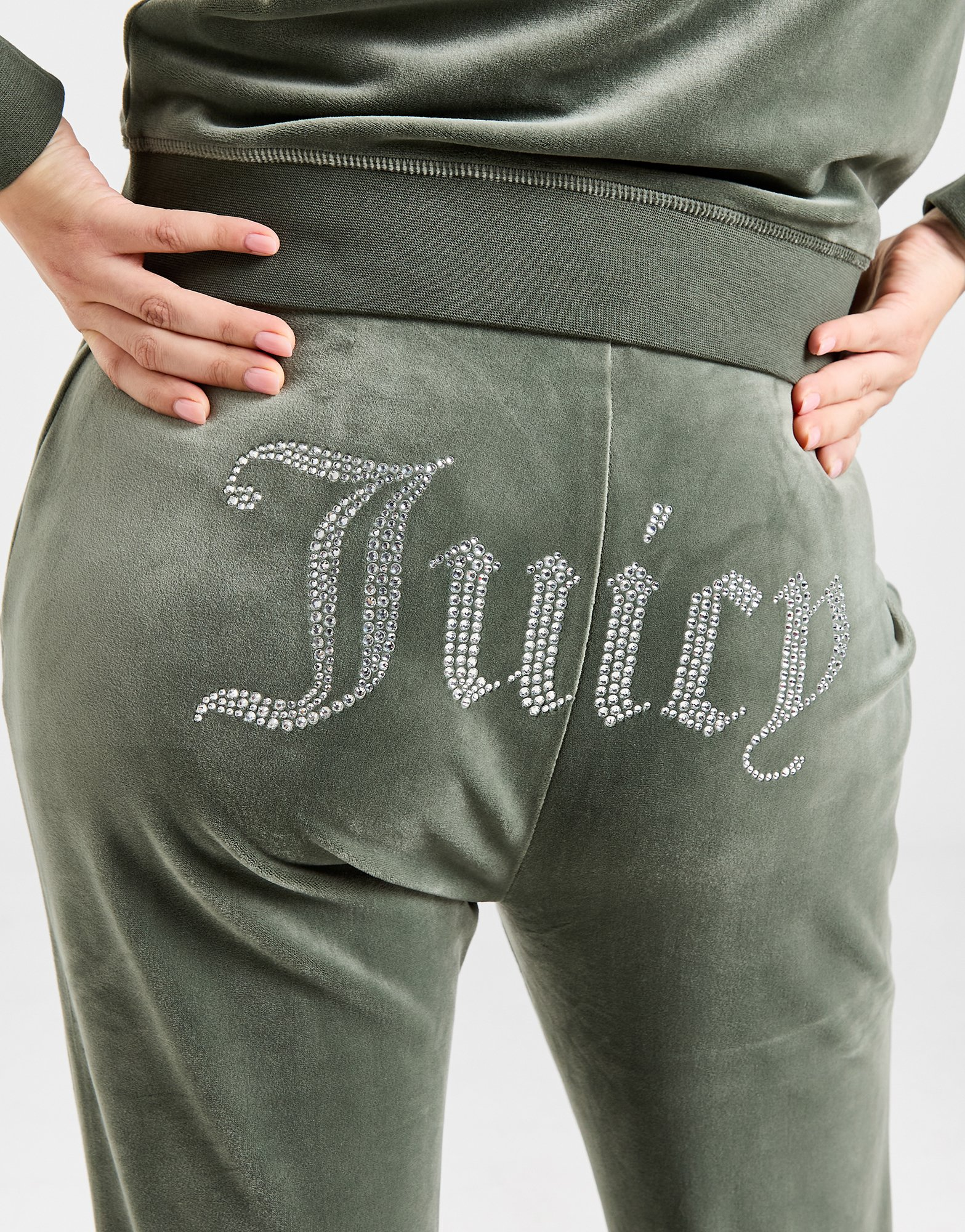 JUICY COUTURE Pantalon de jogging Diamante Velours Femme