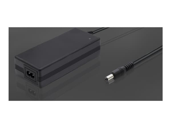 Qoltec Monolith - Strømadapter - for e-bike batteries, 36V, 42V, 5.5*2.1 - AC 220-240 V - 84 watt - utgangskontakter: 1 - svart