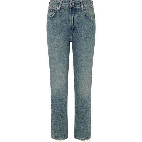 Pepe Jeans Pl204730 Straight Fit Jeans Azul 28 / 30 Mulher