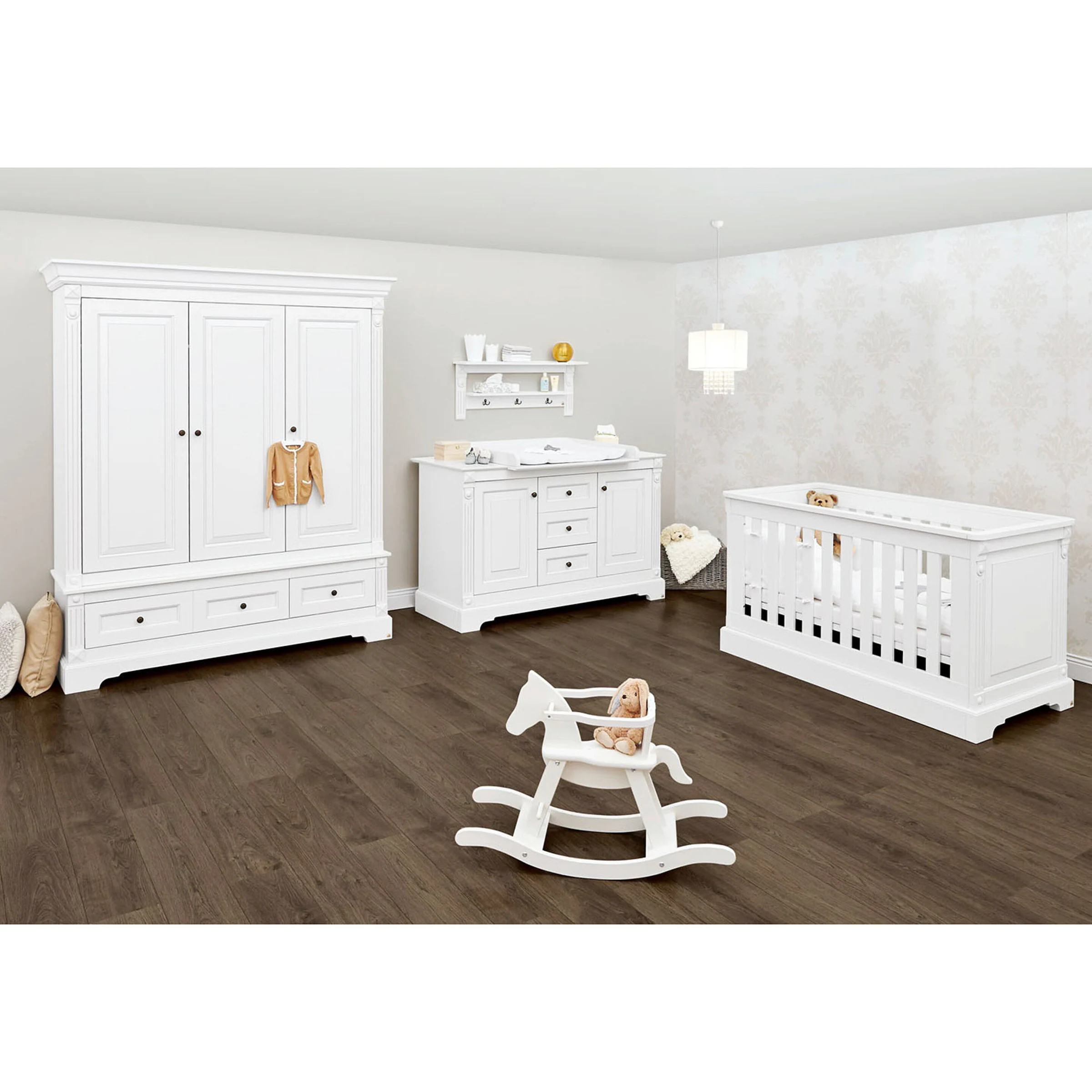 Pinolino 3-tlg. Babyzimmer Emilia extrabreit groß