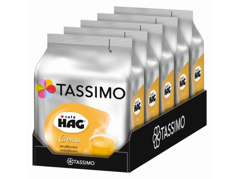 TASSIMO Kaffeekapseln T DISC Café HAG Crema 80 Portionen Café HAG Crema