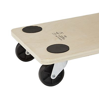 Plateau roulant rectangulaire Diall peuplier charge max 200 kg