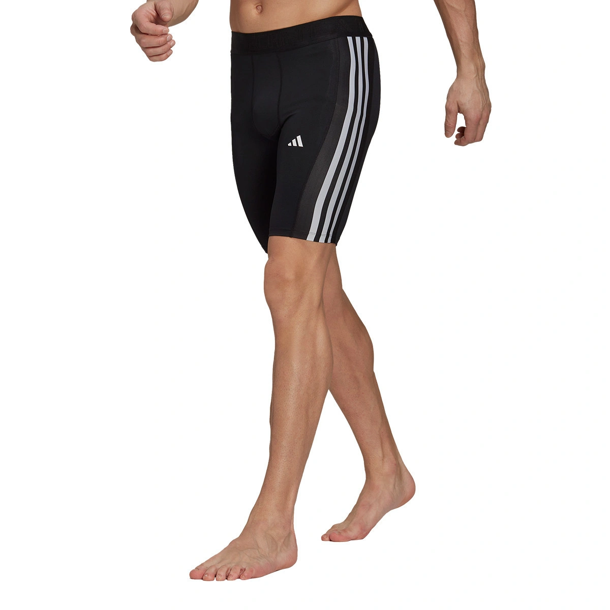 Leggings curtas adidas Techfit 3-Stripes