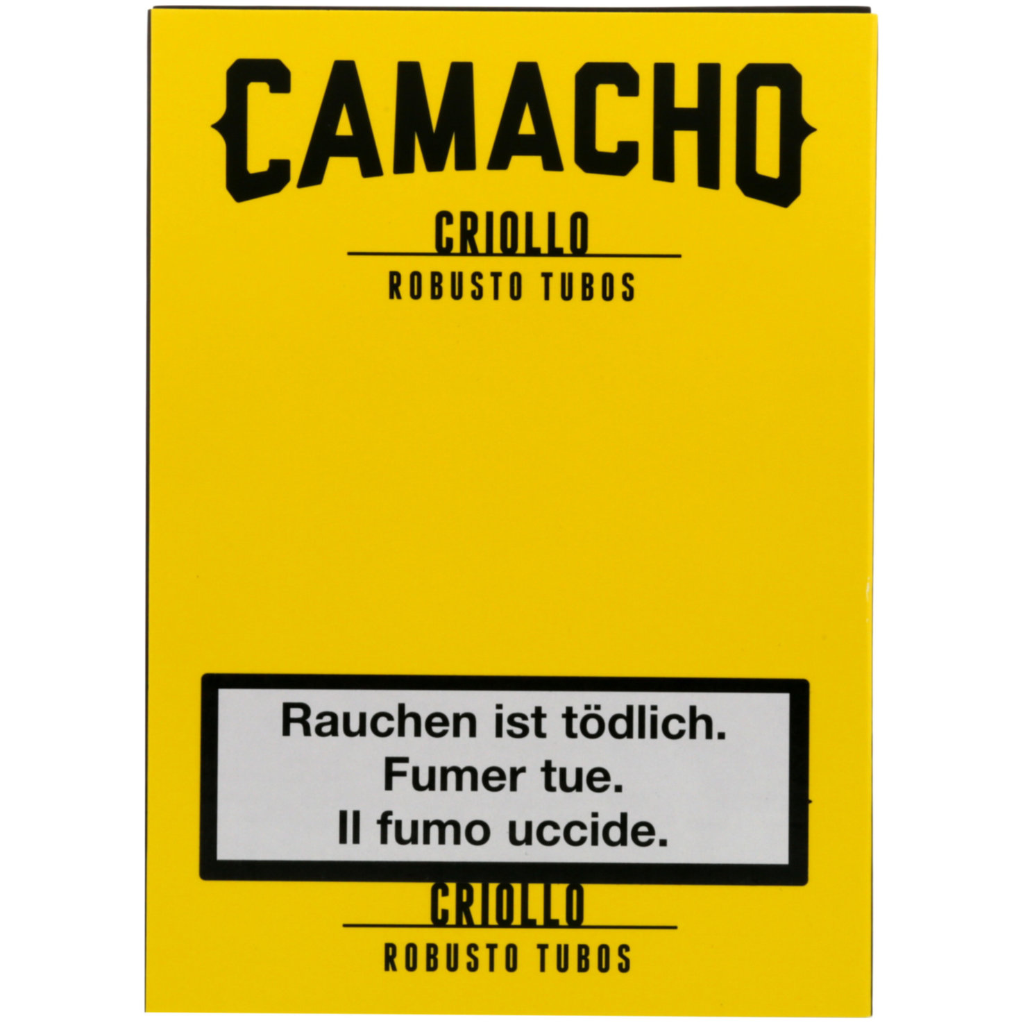 Camacho Criollo Robusto Tubos 4 Stück