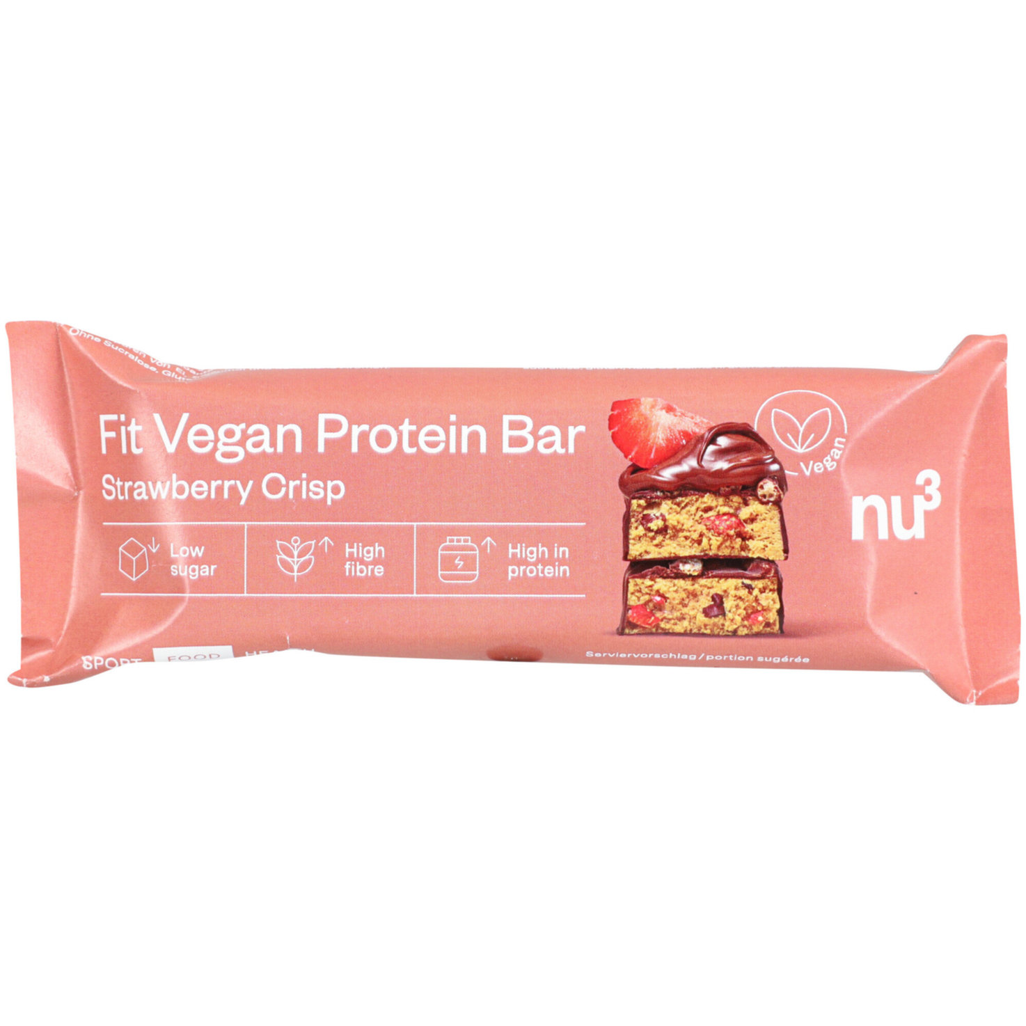 nu3 Fit Vegan Bar Strawberry Crisp