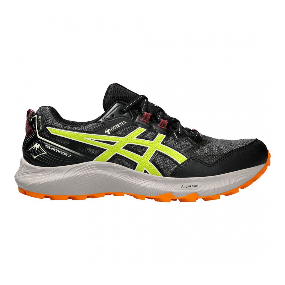 Asics GEL-SONOMA 7 GTX - Chaussures running Homme graphite grey/neon lime