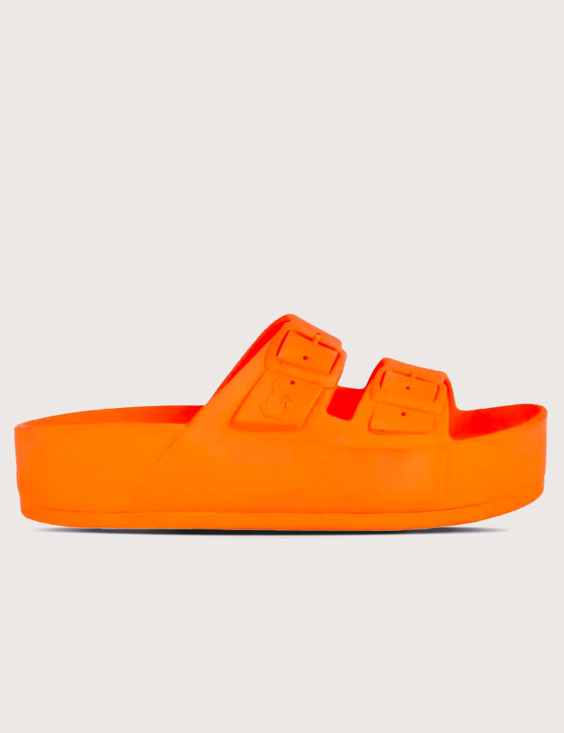 CACATOES SANDALES FEMME CAIPIRINHA ORANGE FLUO