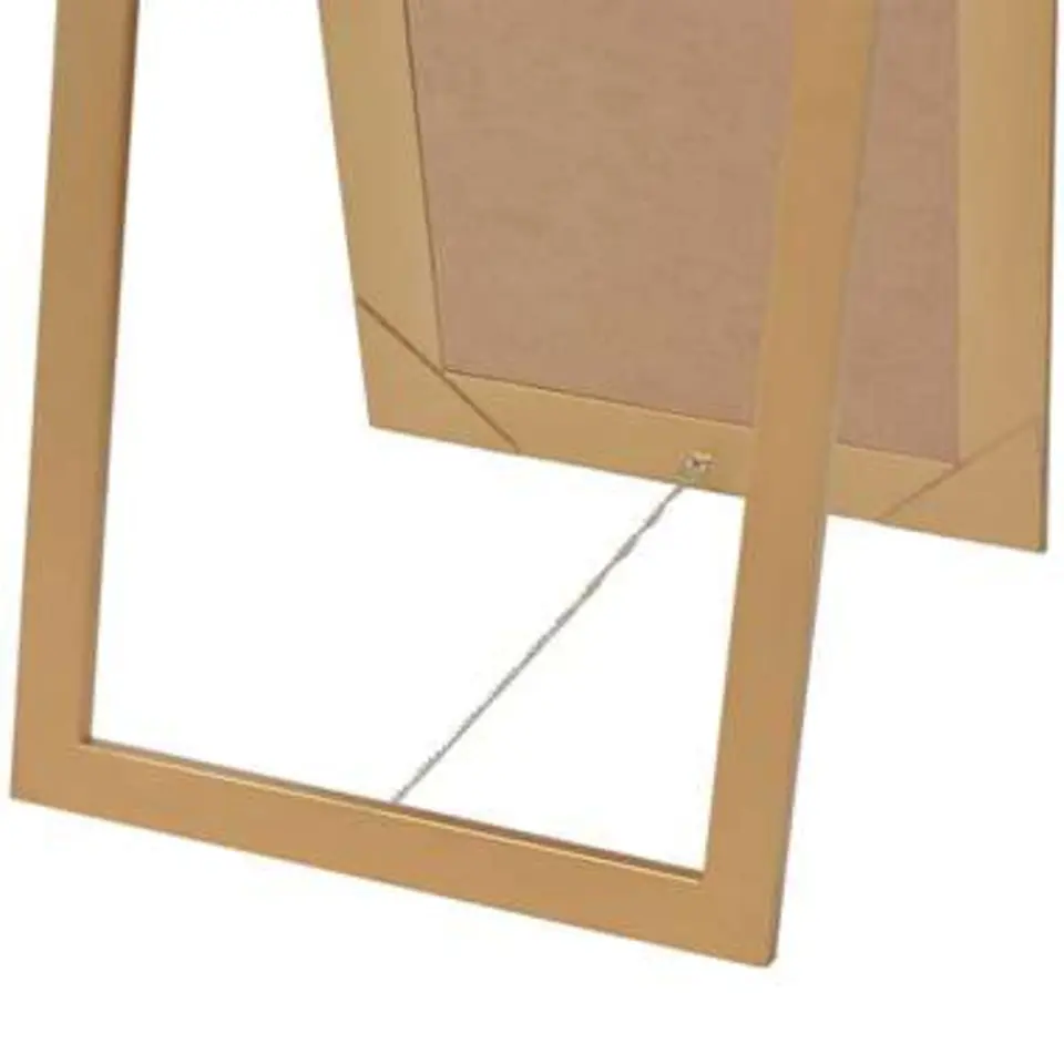 vidaXL - Vrijstaande Spiegel - Goud - Hout - 160 x 40 cm