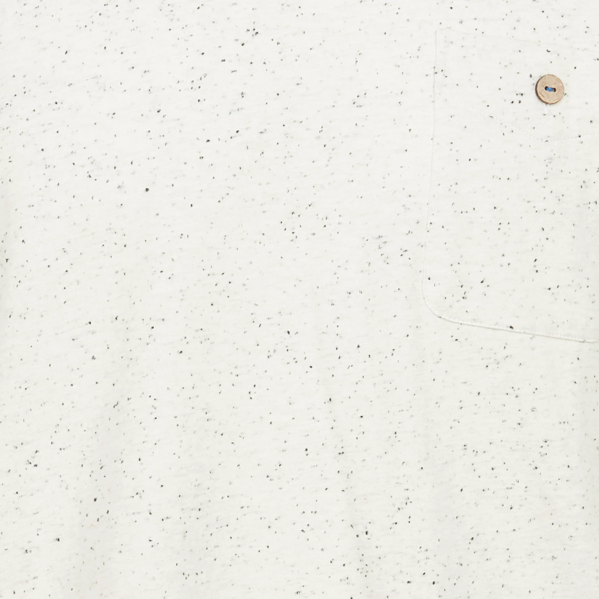 OLONNE - Tee-shirt regular-fit col rond en coton moucheté | Beige
