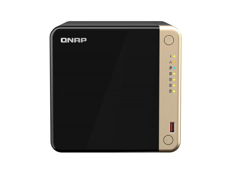 QNAP NAS TS-464-8G 4-bay Kompaktes NAS mit überragender Leistung und 4 Laufwerkschächten