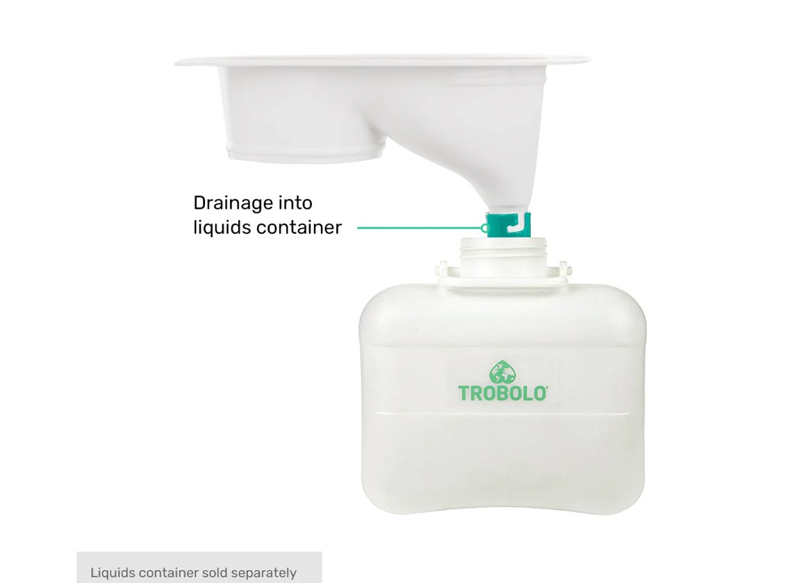 TROBOLO droogtoilet inzetstuk – white