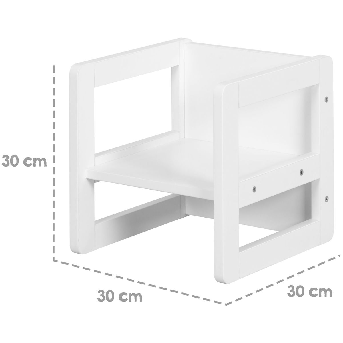 robaroba   Kindersitzgruppe 3in1 weiss