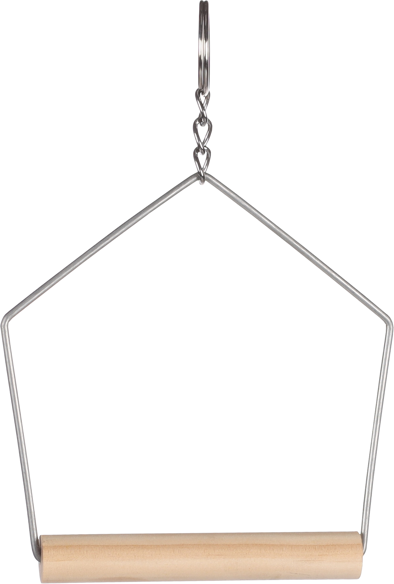 Flamingo f-1030898 - Balançoire en Bois pour Oiseaux Heureux