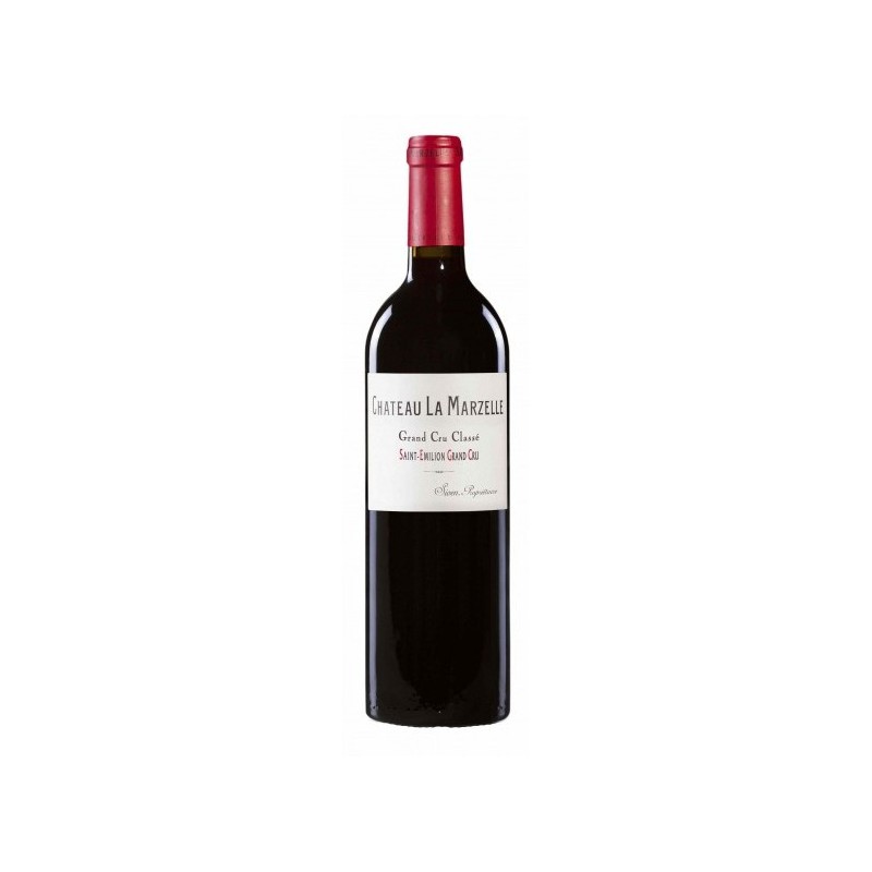 Château LA MARZELLE 2015 - Saint-Émilion Grand Cru - Grand Cru Classé - par Caisse bois de 12 bouteilles 75 cl