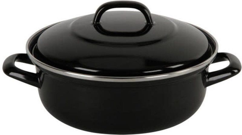 BK - Fortalit - Braadpan - Zwart - Geëmailleerd Staal - Ø 20 cm