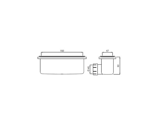 Ideal Standard Ultra Flat Nieuwe chromen afvoerfitting T4493AA