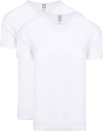 Alan Red Copenhagen T-shirt O-Hals Wit 2-Pack 7030/2P/01 Copenhagen Rib White kopen