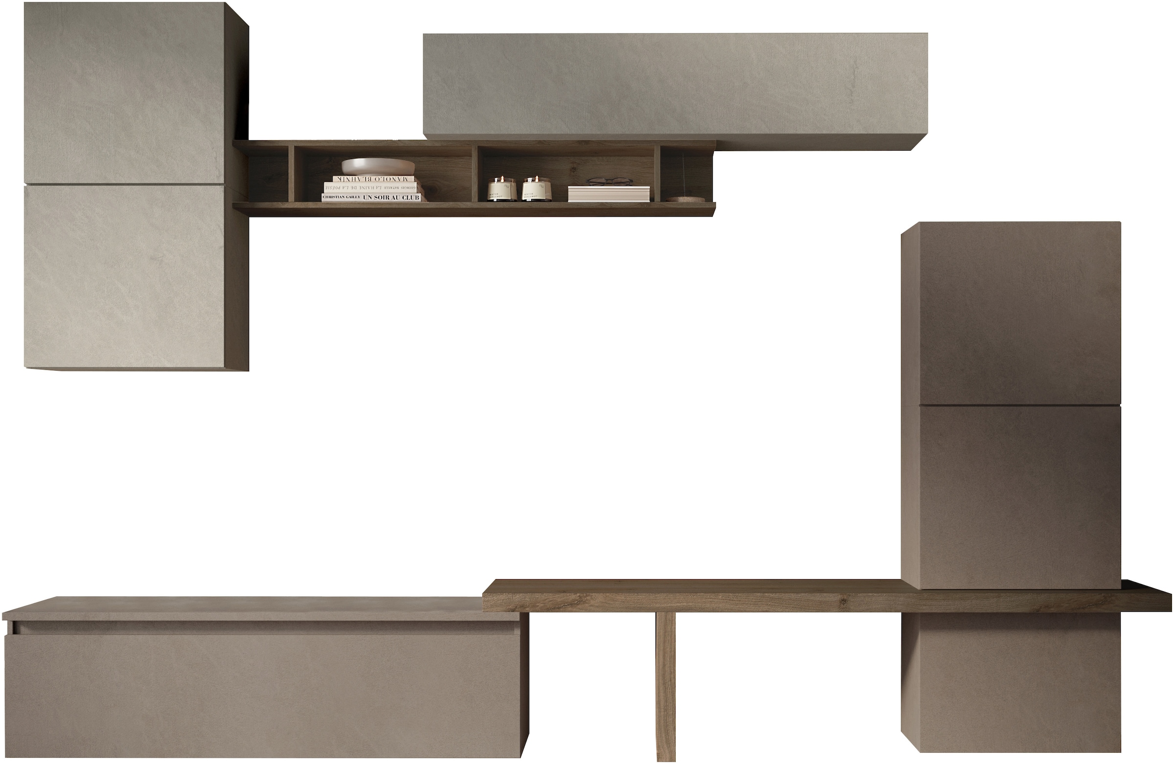 INOSIGN Wohnwand »Infinity, 9tlg. Breite 290 cm, Höhe variabel, Schrankwand (Lowboard,«