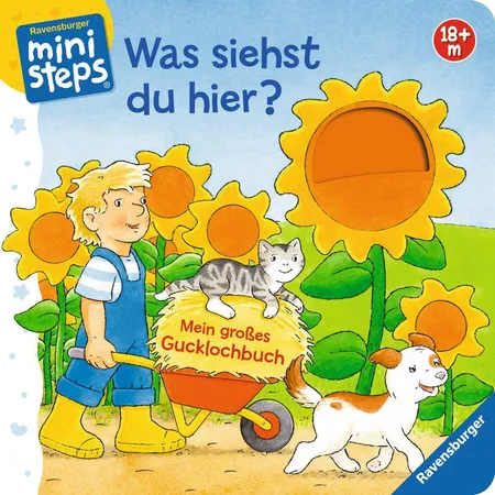 Ravensburger Was siehst du hier? Mein großes Gucklochbuch