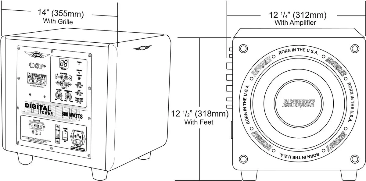 Earthquake MiniMe DSP P10 Caissons de basses