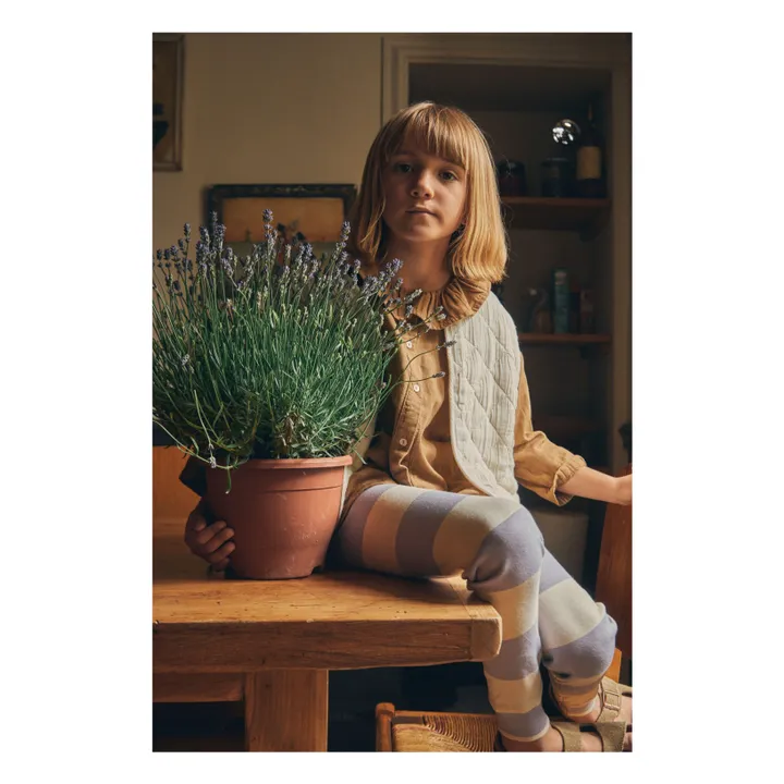 Poudre Organic Veste Avoine Matelassée | Ecru