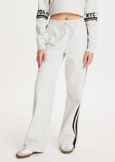 Sweatpants met strepen grijs (GRS.LME)