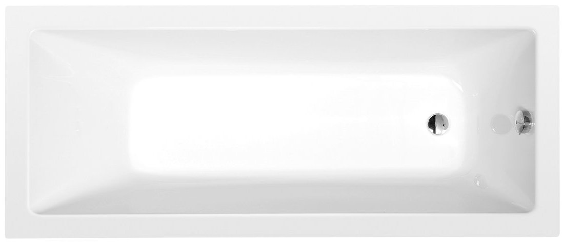 Polysan Noemi ligbad 170x70x39cm wit glans