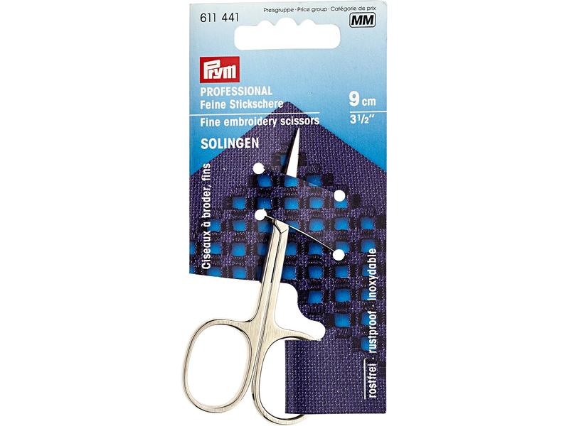 Prym Stickschere Professional 9 cm 1 Stück Schere für Stickarbeiten