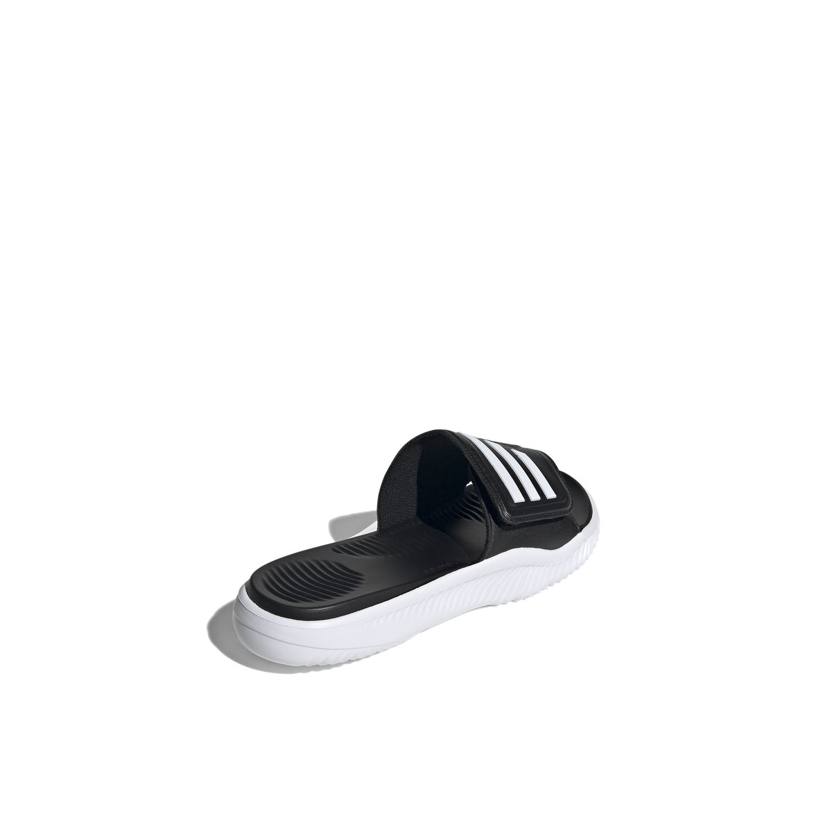 ADIDAS-Alpha_boun-m-Sandales athlétiques à glissière - Talon plat - Noir/Blanc