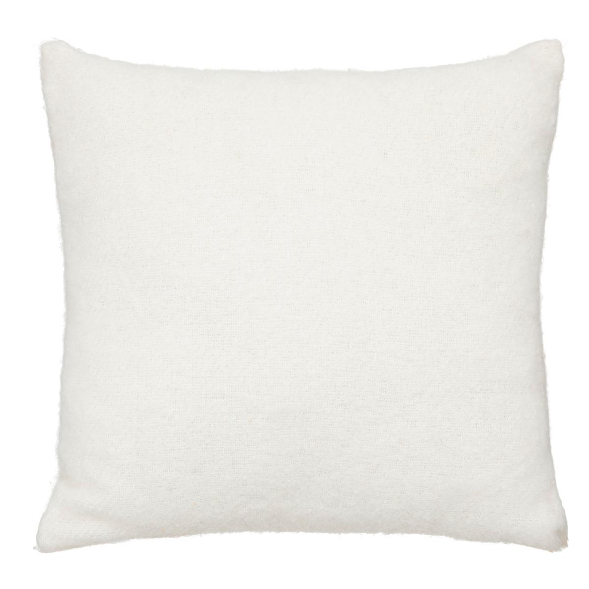 COUSSIN EFFET MOHAIR KODI IVOIRE 45X45CM