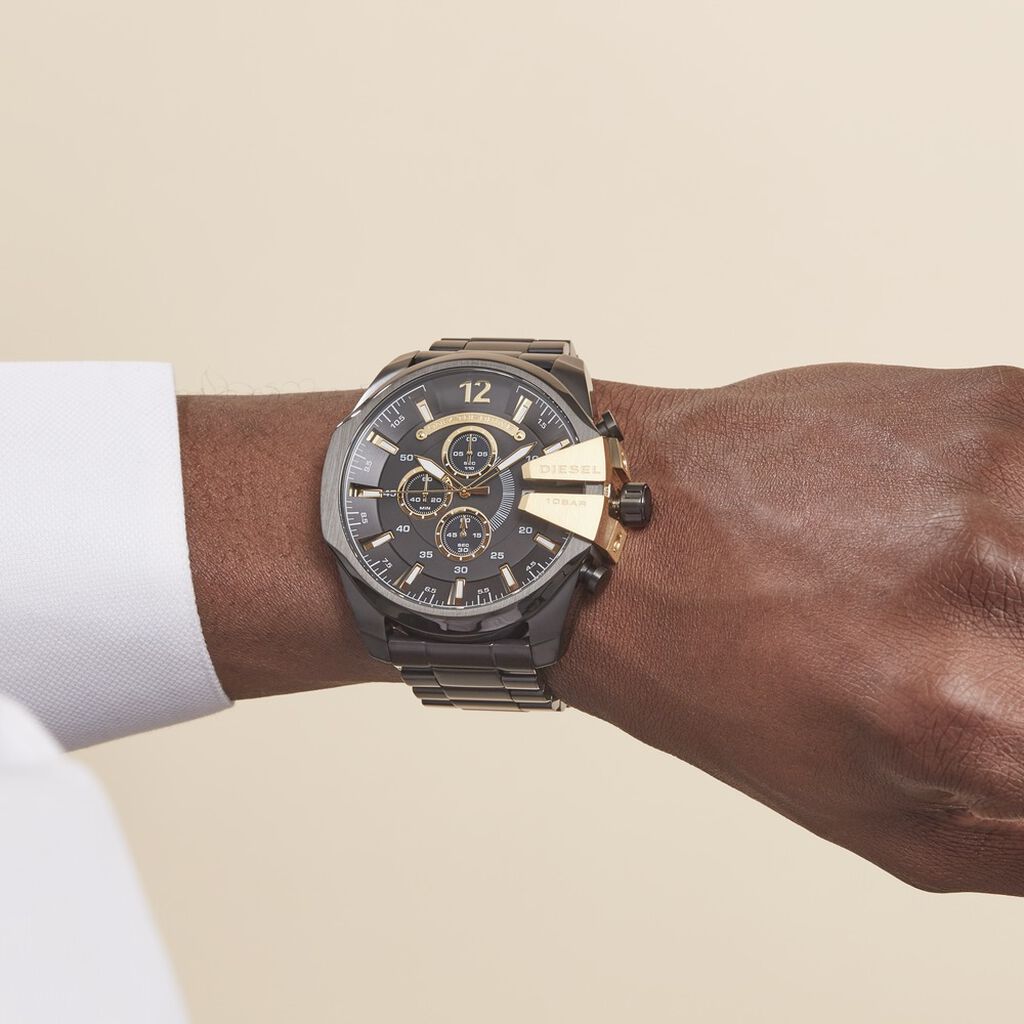 Montre Diesel Mega Chief Noir