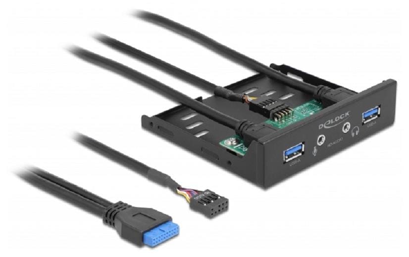 Front Panel 64150 2x USBFront-Panel mit zwei USB-3.0- und zwei 3.5mm Klinkenbuchsen