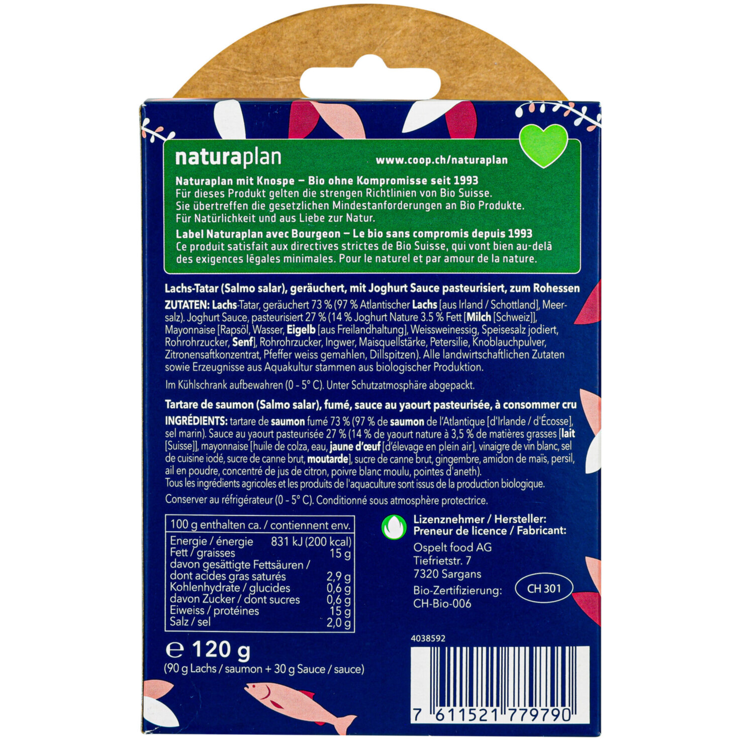 Mövenpick Bio Rauchlachs Tatar