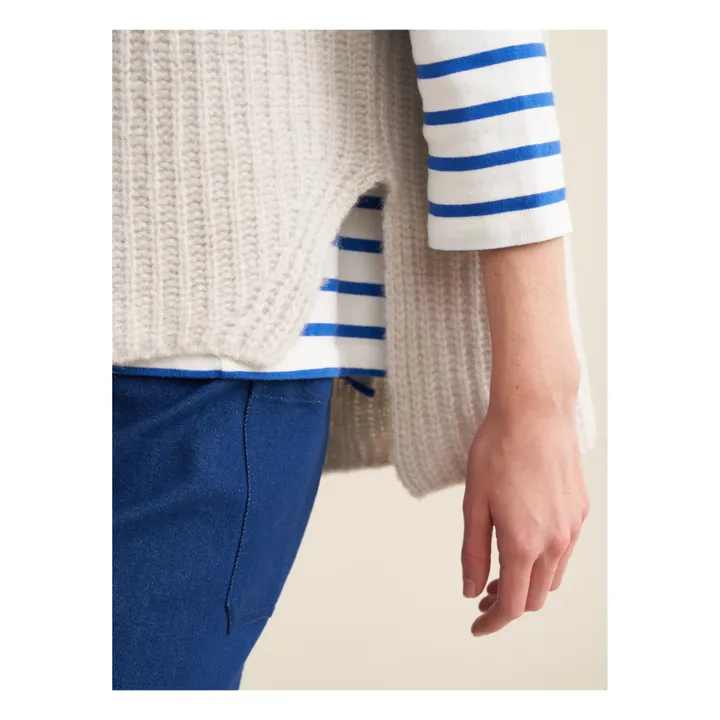 Bellerose Pull Areg Laine Mérinos Extra Fine - Collection Femme | Ecru