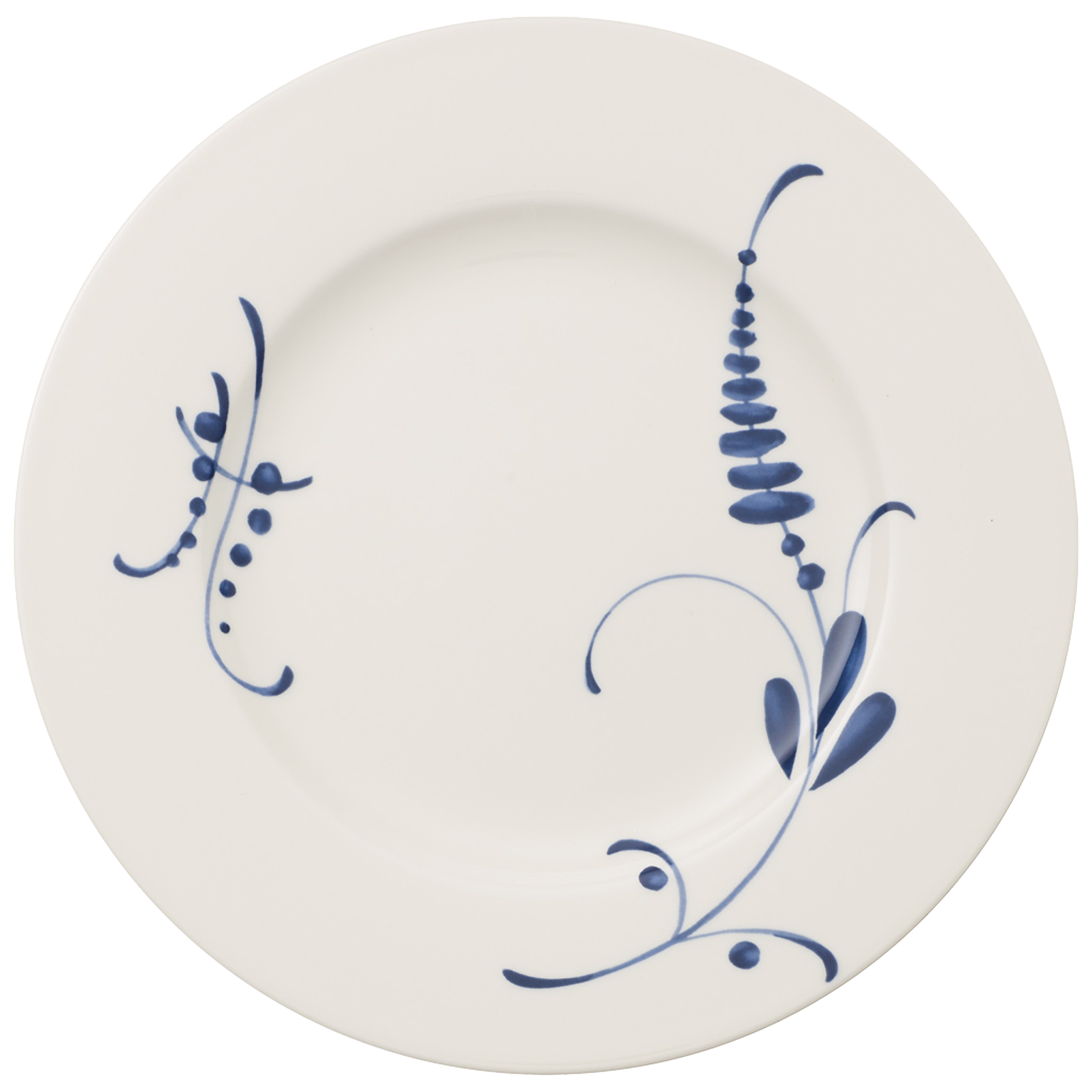Vieux Luxembourg Dinner plate White, 10.7'', Premium Porcelain