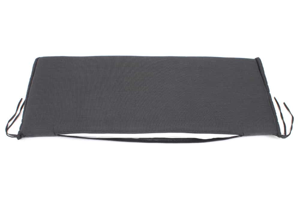 Outdoor Kissen ROG 45x110cm anthrazit Sitzkissen Polster-Auflage für 2-Sitzer Bank