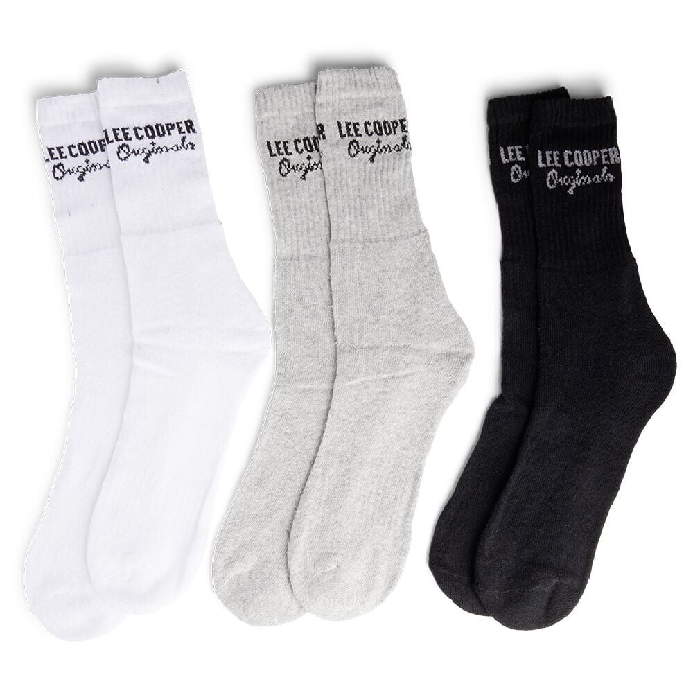 Lot de 3 paires de chaussettes Lee Cooper homme coton 43/46