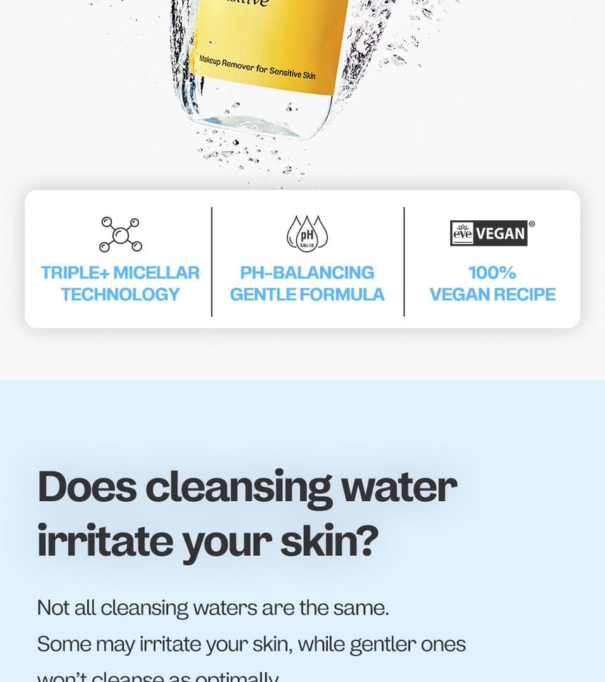 ma:nyo - Puur Reinigingswater Gevoelig