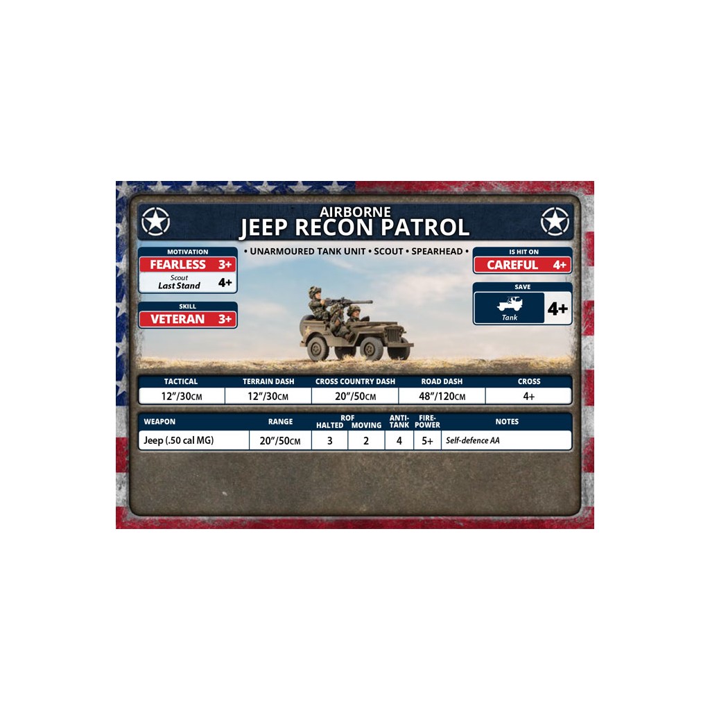 Flames of War - Airborne Jeep Recon Patrol