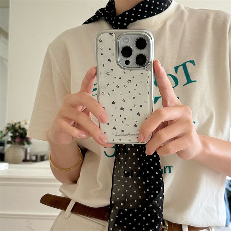Elliure - Star telefoonhoesje - iPhone 16 Pro Max / 16 Pro / 16 Plus / 16 / 15 Pro Max / 15 Pro / 15 Plus / 15 / 14 Pro Max / 14 Pro / 14 Plus / 14 / 13 Pro Max / 13 Pro / 13 / 13 Mini