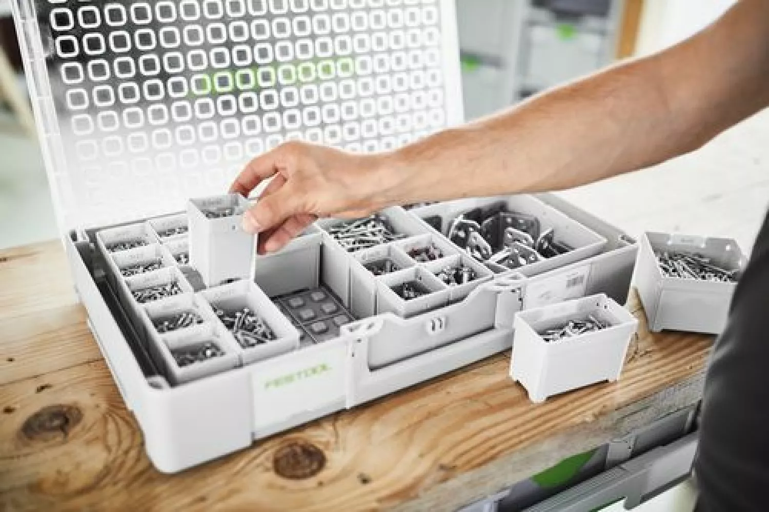 Festool Box 100x100x68/6 Inzetbakjes