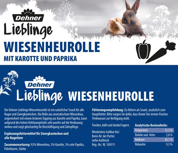 Dehner Lieblinge Wiesenheurolle mit Karotte &
