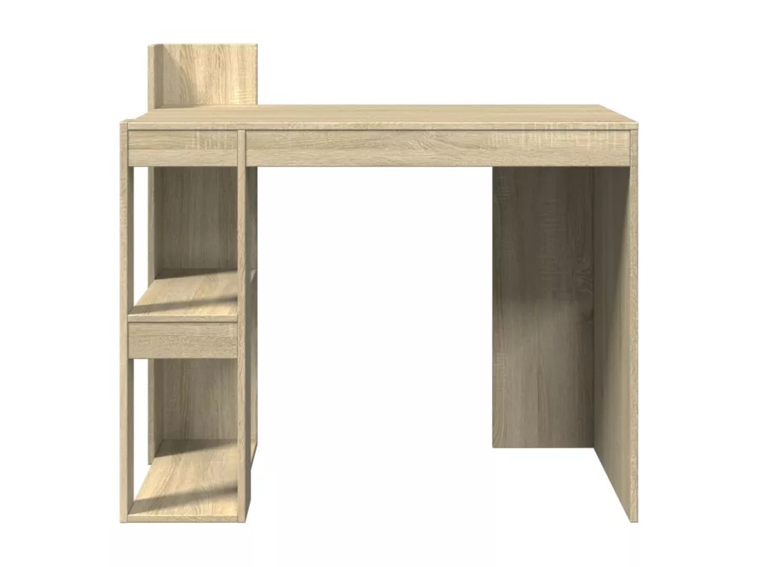 Bureau chêne sonoma 103,5x56,5x94 cm bois d'ingénierie