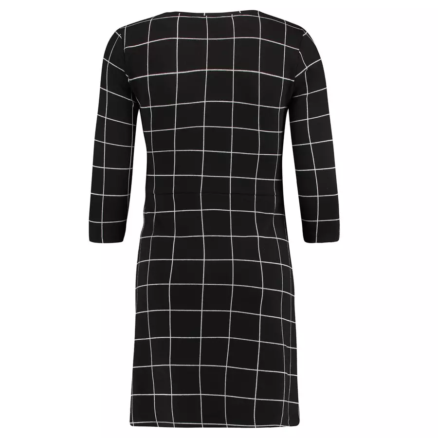 SUPERMOM Umstandskleid Easy Grid Black